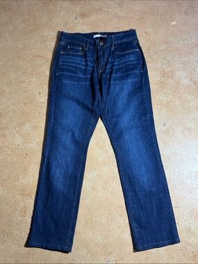 Levi's 505 Dark Blue Straight-Leg Women's Jeans